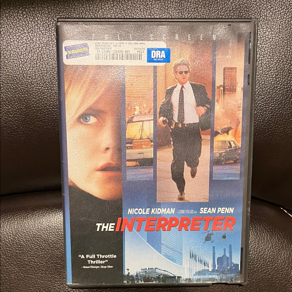 The Interpreter DVD Full Screen